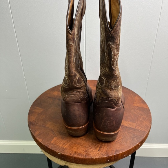Shyanne Women's Loretta Western Boots Brown Leather Snip Toe Size 9B - Picture 5 of 9